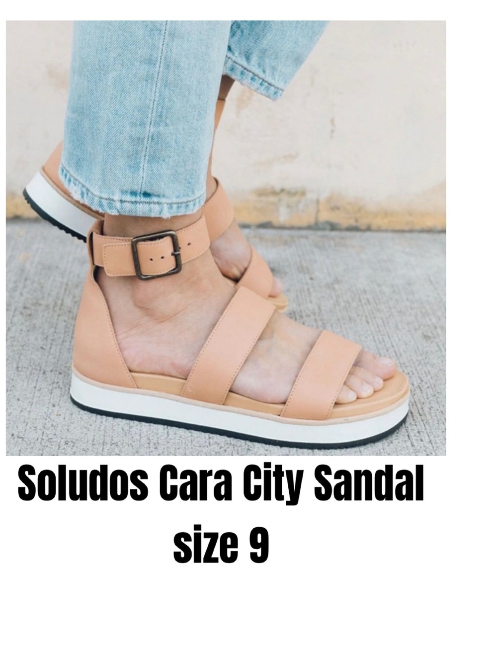 Soludos Cara City Sandal size 9